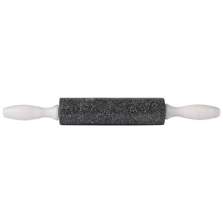 CHEF2CUISINE 16 in. Charcoal Colored Granite Rolling Pin CH199487